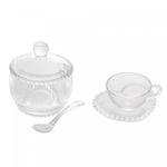Conjunto-4-Xicaras-de-Cha-com-Pires-coracao-de-Cristal-com-Acucareiro-e-Colher-Pearl-Wolff