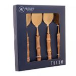 Conjunto-4-Colheres-para-Mesa-de-Aco-Inox-com-Cabo-de-Bambu-Tulum-Dourado-20,5cm-Wolff