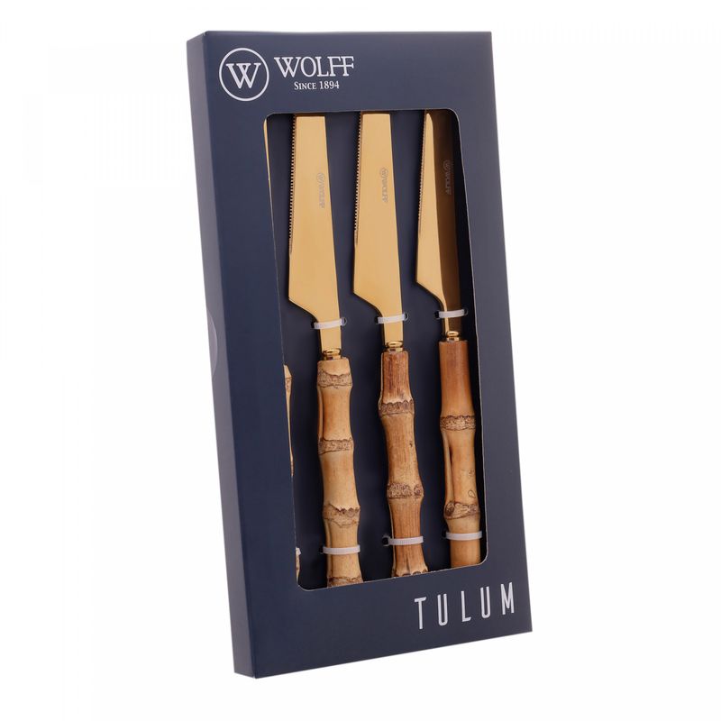 Conjunto-4-Facas-para-Mesa-de-Aco-Inox-com-Cabo-de-Bambu-Tulum-Dourado-22cm-Wolff