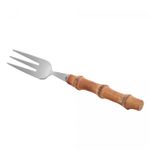 Conjunto-4-Garfos-de-Bolo-de-Aco-Inox-com-Cabo-de-Bambu-Tulum-16cm-Wolff