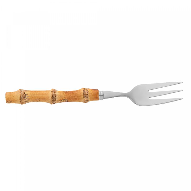 Conjunto-4-Garfos-de-Bolo-de-Aco-Inox-com-Cabo-de-Bambu-Tulum-16cm-Wolff