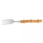 Conjunto-4-Garfos-de-Bolo-de-Aco-Inox-com-Cabo-de-Bambu-Tulum-16cm-Wolff