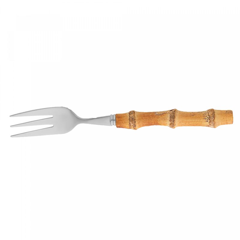 Conjunto-4-Garfos-de-Bolo-de-Aco-Inox-com-Cabo-de-Bambu-Tulum-16cm-Wolff