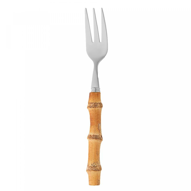 Conjunto-4-Garfos-de-Bolo-de-Aco-Inox-com-Cabo-de-Bambu-Tulum-16cm-Wolff