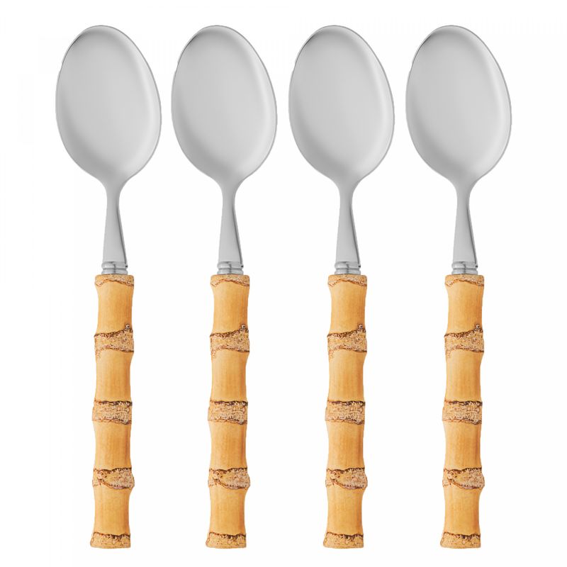 Conjunto-4-Colheres-de-Sobremesa-de-Aco-Inox-com-Cabo-de-Bambu-Tulum-16cm-Wolff
