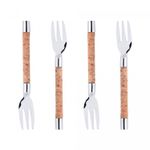 Conjunto-4-Garfos-para-Petisco-de-Aco-Inox-com-Cabo-de-Cortica-Wolff