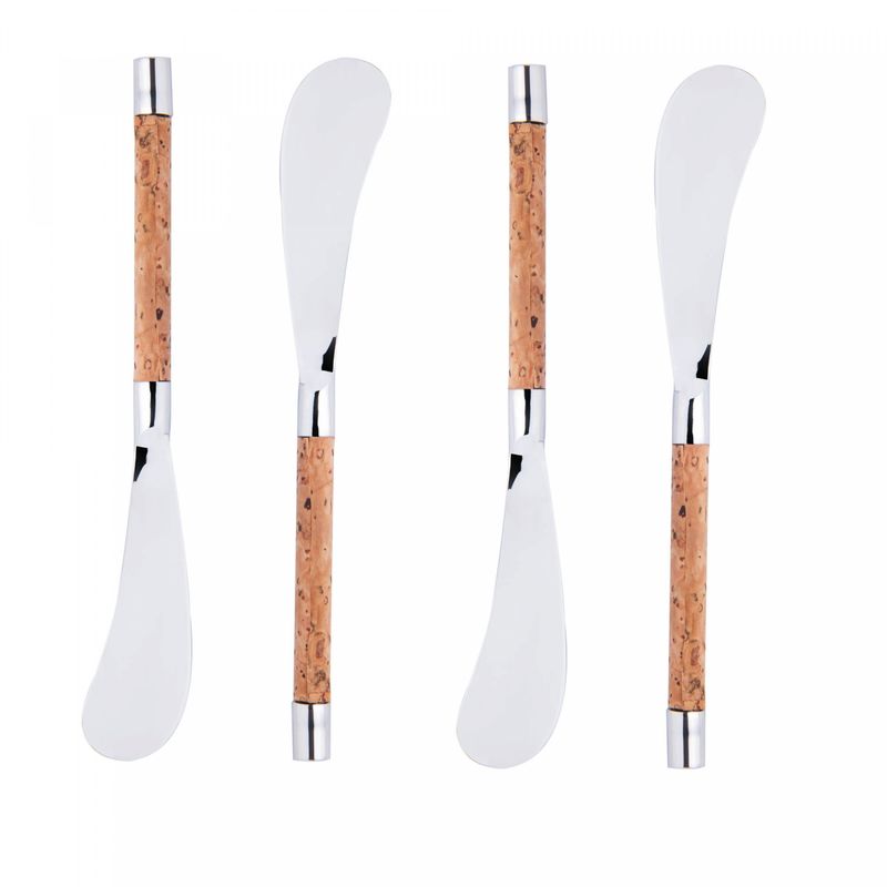 Conjunto-4-Espatulas-de-Aco-Inox-com-Cabo-de-Cortica-Wolff