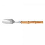 Conjunto-4-Garfos-para-Mesa-de-Aco-Inox-com-Cabo-de-Bambu-Tulum-20cm-Wolff