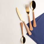 Faqueiro-24-Pecas-de-Aco-Inox-com-Cabo-em-Plastico-Amadeirado-Milao-Dourado-Wolff