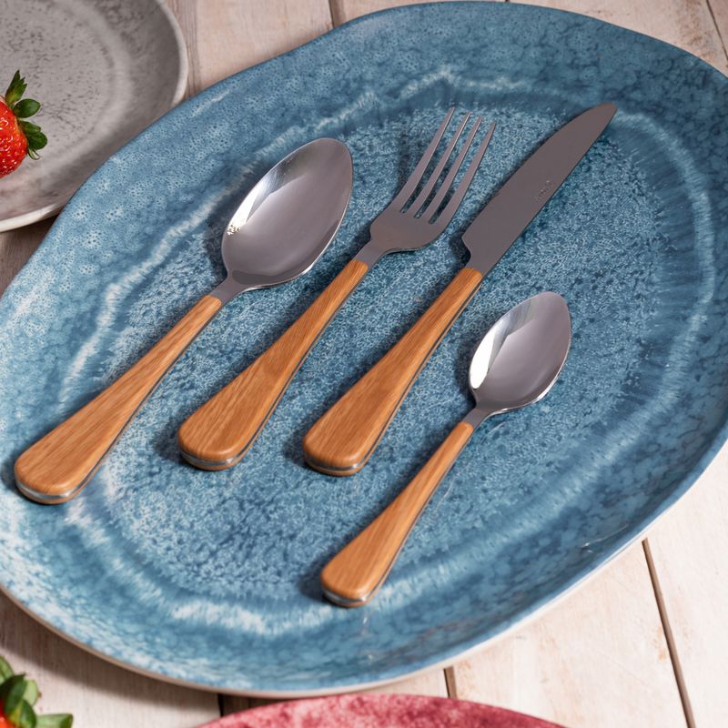 Conjunto-6-Facas-para-Mesa-de-Aco-Inox-com-Cabo-em-Plastico-Amadeirado-Milao-24cm-Wolff
