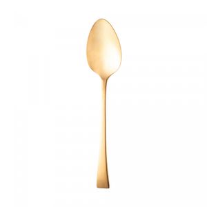 Conjunto 6 Colheres para Mesa de Aço Inox Berna Dourado - Wolff