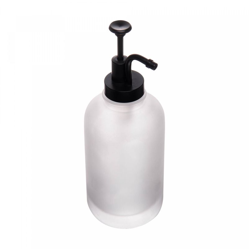 Porta-Sabonete-Liquido-Redondo-com-Bico-Curvo-Revival-500ml-Vidro-Wolff