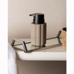 Porta-Sabonete-Liquido-Soft-Touch-Pilares-300ml-Nude-Ceramica-Wolff
