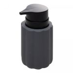 Porta-Sabonete-Liquido-Soft-Touch-Pilares-300ml-Cinza-Ceramica-Wolff