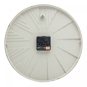 Relógio de Parede de Plástico Modern Branco 30,5cm x 4,5cm - Wolff