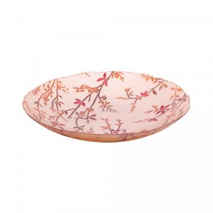 Centro de Mesa de Vidro Flower 40cm x 7,5cm - Wolff