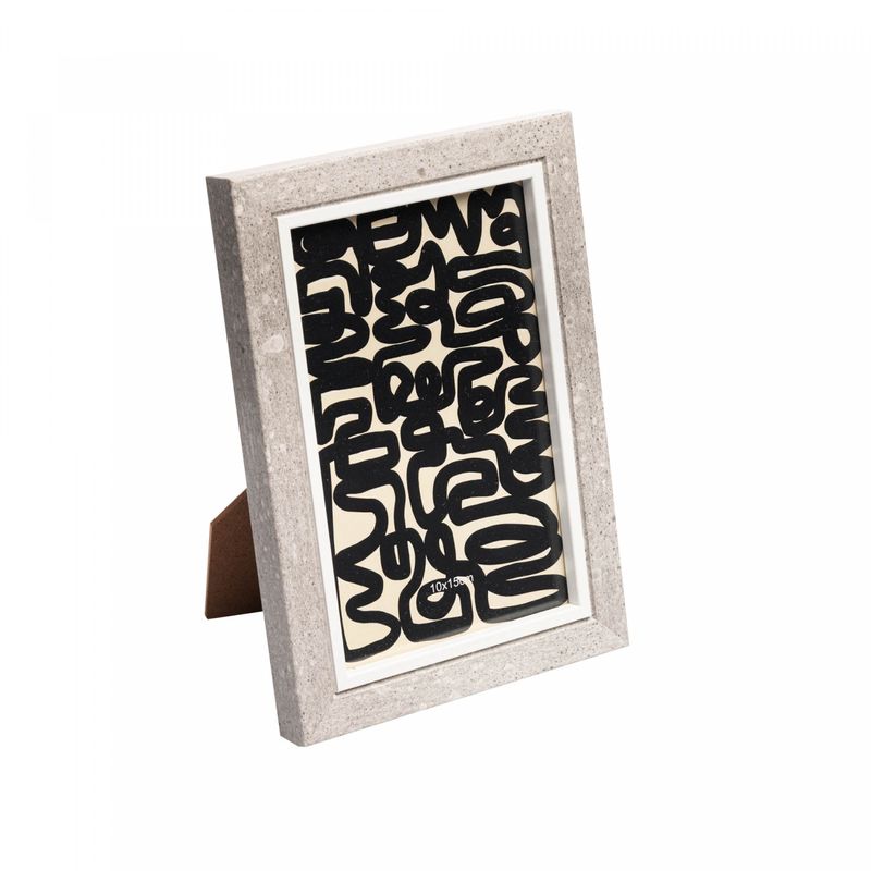 Porta-Retrato-de-Mdf-Stone-Cinza-10cm-x-15cm-Wolff