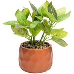Cachepot-de-Cimento-com-Planta-Artificial-Prisma-Marrom-11cm-x-22cm-Wolff