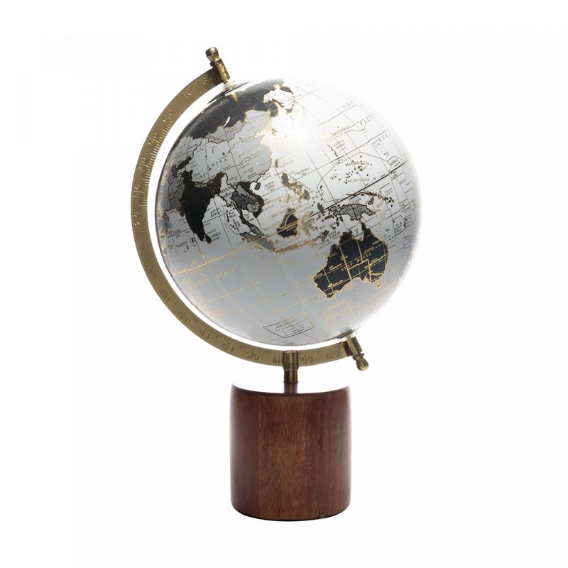 Globo-Decorativo-de-Plastico-e-Madeira-Branco-215cm-X-20cm-X-34cm-Wolff