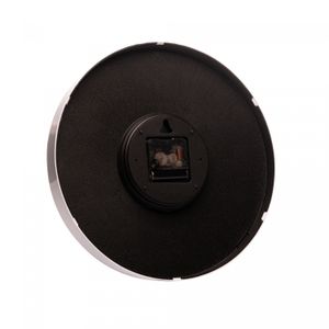 Relógio de Parede em Plástico Preto 30,5cm x 4cm - Wolff
