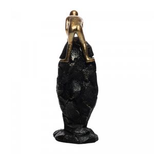 Figura Decorativa de Resina Parceria 9cm x 9cm x 28cm - Wolff
