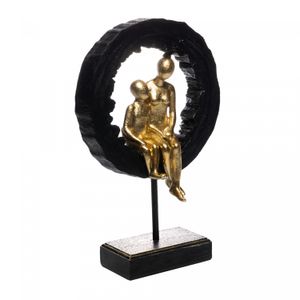 Figura Decorativa de Resina Família 20cm x 8,5cm x 31cm - Wolff