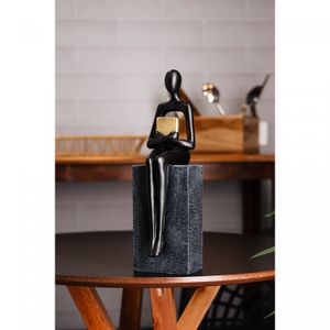 Figura Decorativa de Resina Educação 8,5cm x 9,5cm x 28cm - Wolff