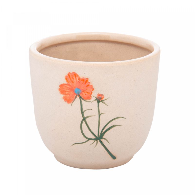 Cachepot-de-Ceramica-Flor-Laranja-Trento-12cm-x-12cm-x-105cm-Wolff