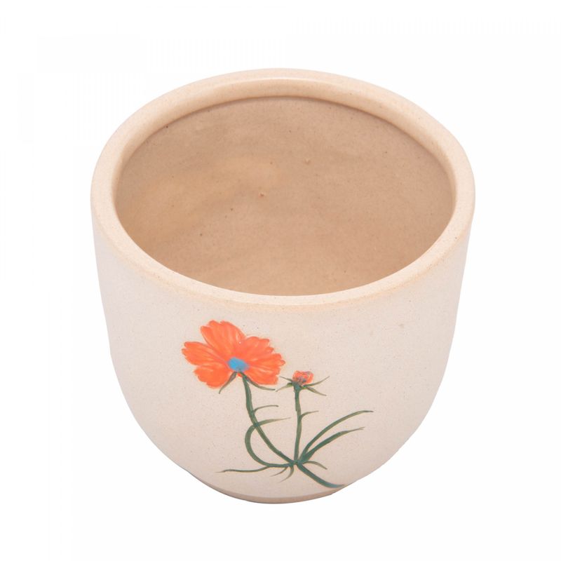Cachepot-de-Ceramica-Flor-Laranja-Trento-12cm-x-12cm-x-105cm-Wolff