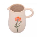 Jarro-Decorativo-de-Ceramica-Flor-Laranja-Trento-145cm-x-10cm-x-155cm-Wolff