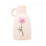 Jarro-Decorativo-de-Ceramica-Flor-Roxa-Trento-85m-x-7cm-x-14cm-Wolff