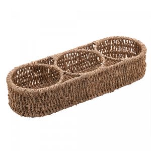 Porta Condimentos e Temperos de Sisal 36cm x 13cm x 7cm - Wolff