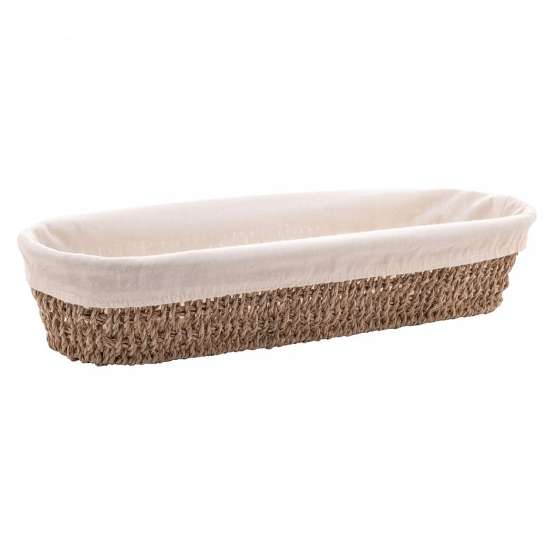 Cesta-Oval-de-Sisal-com-Forro-em-Tecido-435cm-x-15cm-x-8cm-Wolff