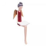 Figura-Decorativa-Boneca-Vermelha-com-Asas-Douradas-de-Resina-8cm-x-8cm-x-23cm-Wolff