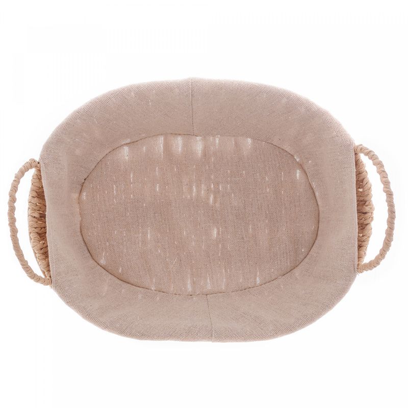 Cesta-Oval-com-Alca-em-Papel-com-Forro-em-Tecido-29cm-x-20cm-x-12cm-Wolff