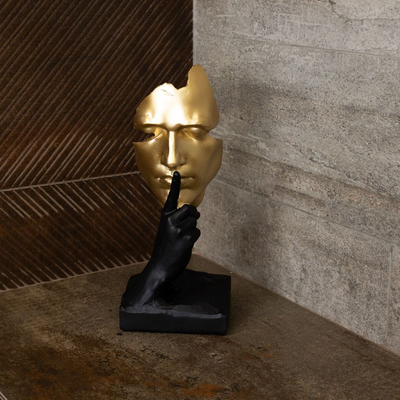 Figura-Decorativa-Face-de-Resina-13cm-x-11cm-x-31cm-Wolff