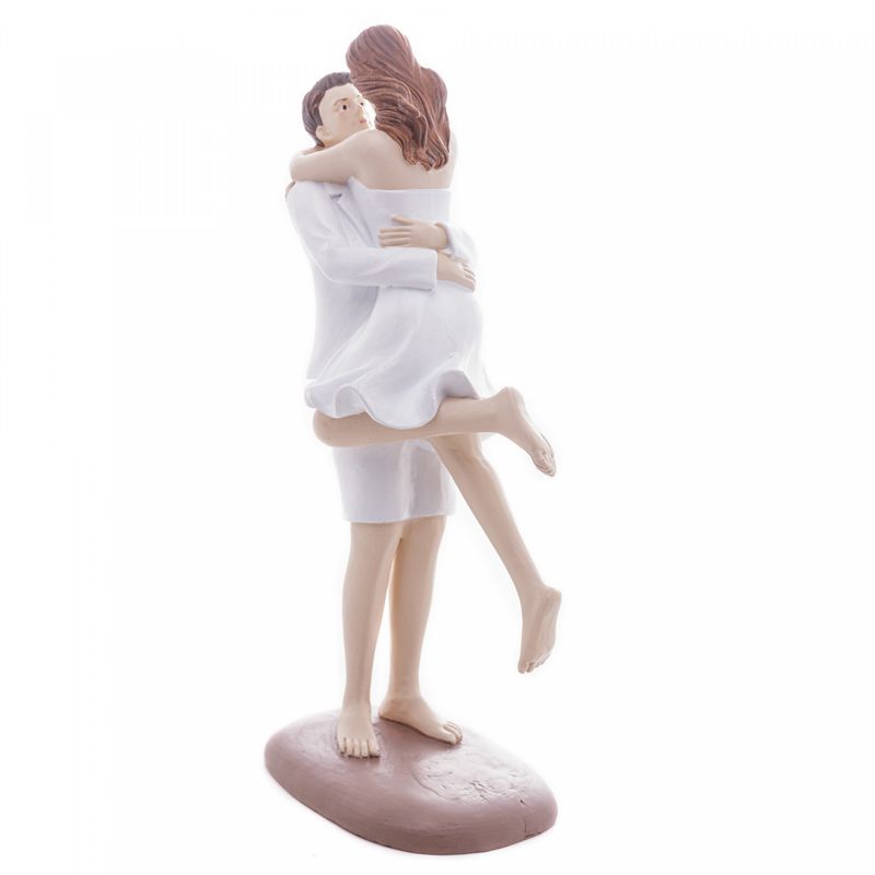 Figura-Decorativa-Face-Namorados-de-Resina-18cm-x-11cm-x-27cm-Wolff