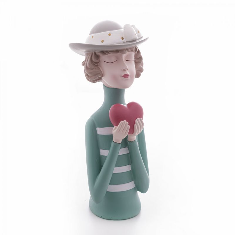 Figura-Decorativa-Boneca-com-Coracao-de-Resina-95cm-x-23cm-Wolff
