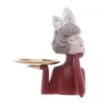 Figura-Decorativa-Boneca-com-Bandeja-de-Resina-24cm-x-18cm-x-32cm-Wolff
