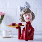 Figura-Decorativa-Boneca-com-Bandeja-de-Resina-24cm-x-18cm-x-32cm-Wolff
