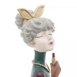 Figura-Decorativa-Boneca-com-Batom-de-Resina-13cm-x-12cm-x-31cm-Wolff