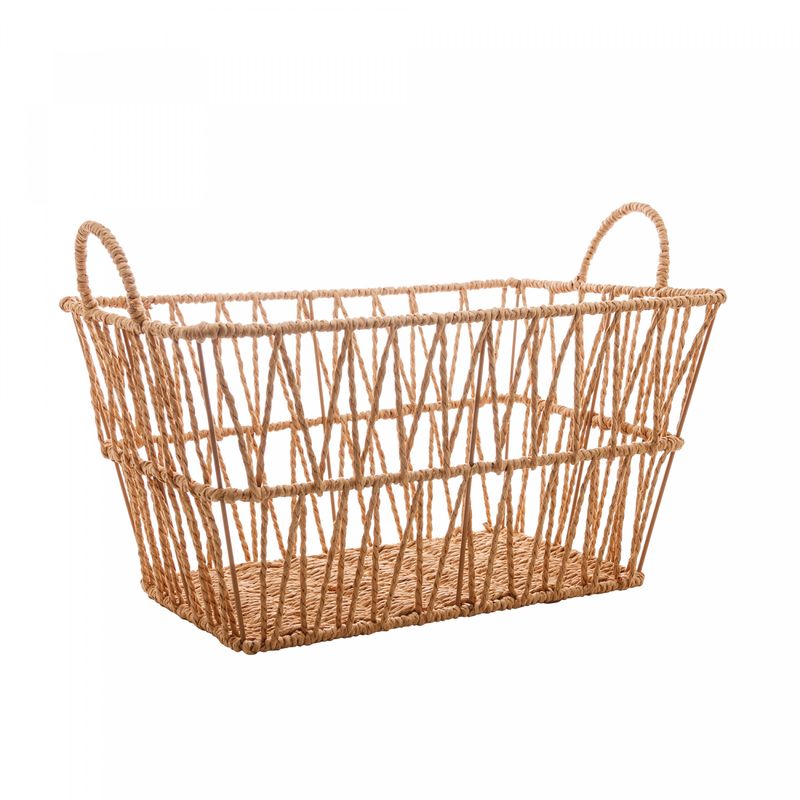 Cesta-Retangular-de-Papel-e-Metal-com-Alca-35cm-x-25cm-x-24cm-Wolff