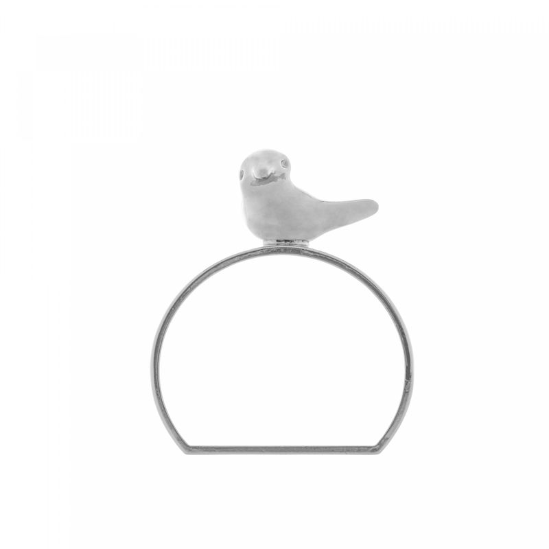 Conjunto-4-Aneis-para-Guardanapos-de-Zinco-Bird-Prata-6cm-x-2cm-x-4cm-Wolff
