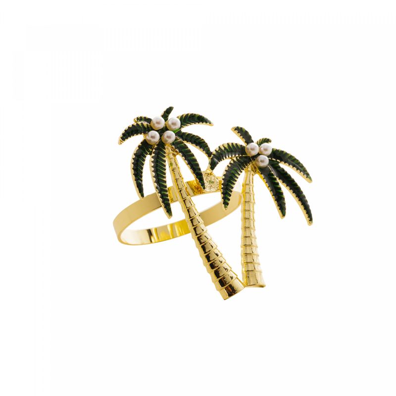 Conjunto-4-Aneis-para-Guardanapos-de-Zinco-Palmeiras-Dourado-6cm-x-6cm-x-4cm-Wolff