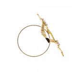 Conjunto-4-Aneis-para-Guardanapos-de-Zinco-Palmeiras-Dourado-6cm-x-6cm-x-4cm-Wolff