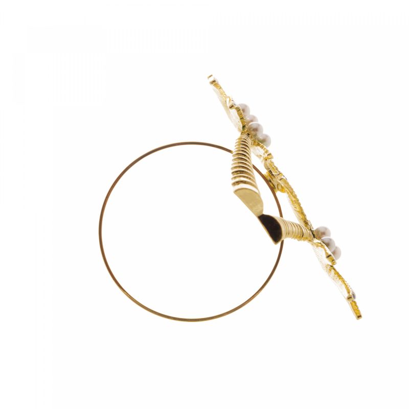 Conjunto-4-Aneis-para-Guardanapos-de-Zinco-Palmeiras-Dourado-6cm-x-6cm-x-4cm-Wolff