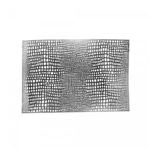 Lugar Americano de PVC Net Prata 45cm x 30cm - Wolff