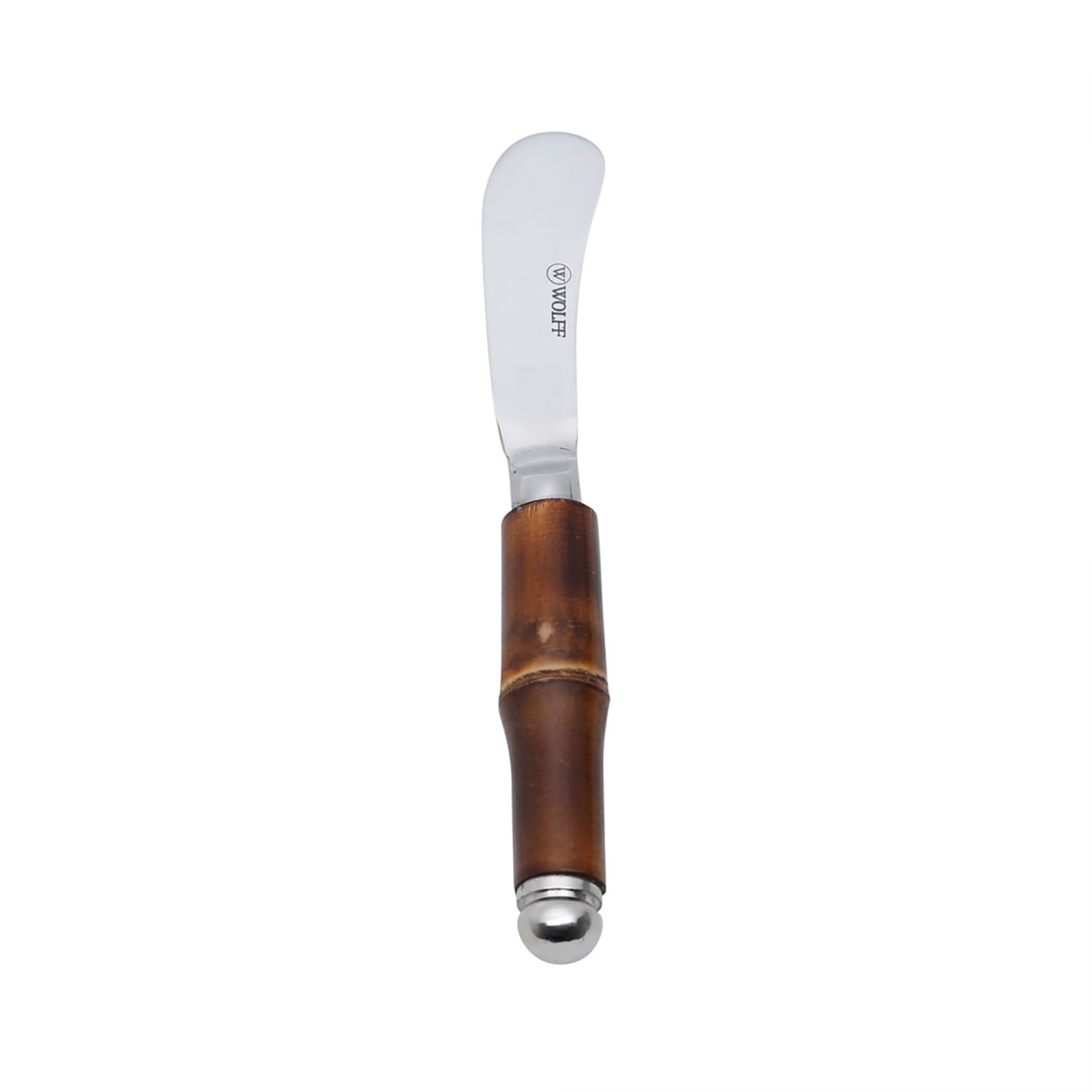 Conjunto 4 Espátulas de Aço Inox com Cabo de Bambu - Wolff - Grupo Rojemac