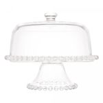 Prato-para-Bolo-com-Pe-de-Cristal-e-Tampa-Pearl-31cm-x-25cm-Wolff