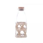 Porta-Mantimento-de-Vidro-com-Fibra-Natural-e-Tampa-Rolha-250ml-Wolff